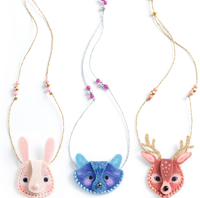 Djeco Do It Yourself Felt Necklaces- Dazzlers