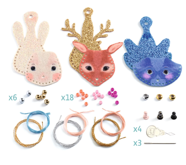 Djeco Do It Yourself Felt Necklaces- Dazzlers