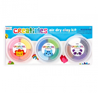 Air Dry Clay Kit- Original - Set Of 12 Colours & 3 Tools