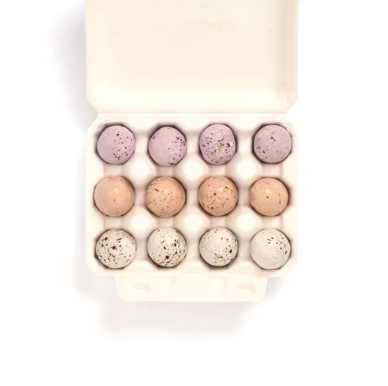 12 Chocolate Three French Hens Eggs