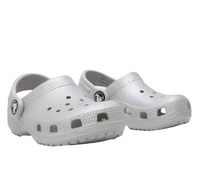 Toddler Classic Clogs - Silver Glitter