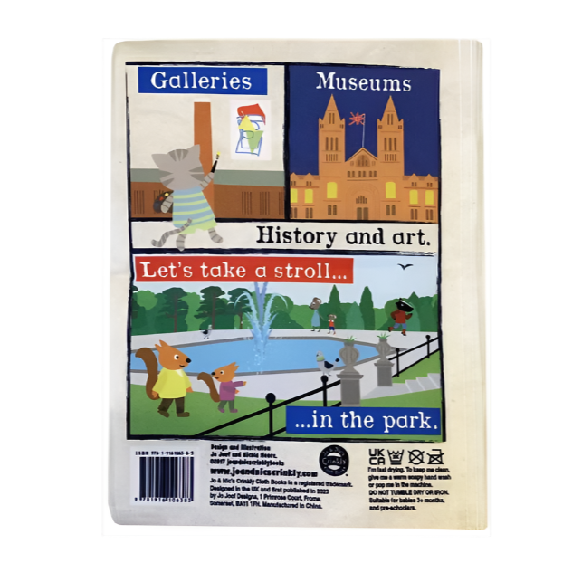 Crinkly Cloth Newspaper - A day out in London