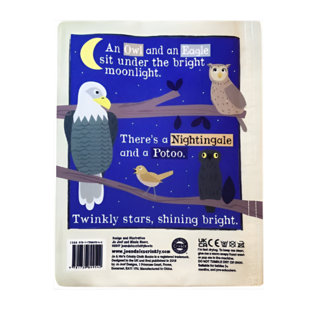 Crinkly Cloth Newspaper - All Sorts of Birds