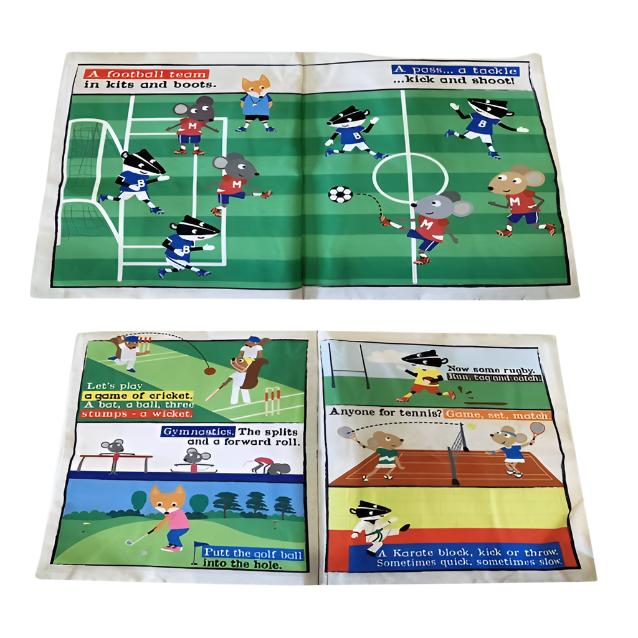 Crinkly Cloth Newspaper - Sports
