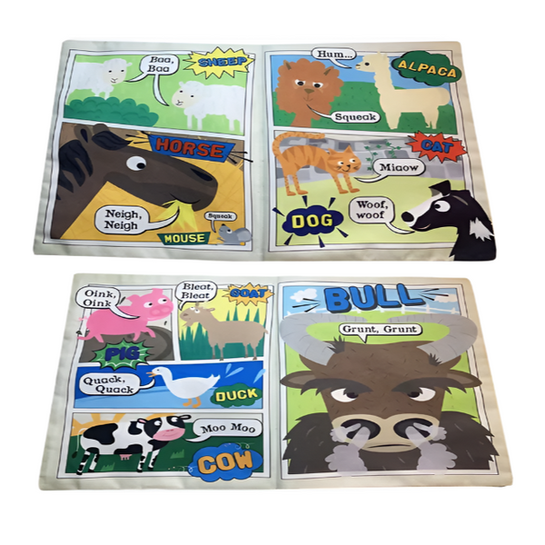 Crinkly Cloth Newspaper - Comic issue Farm