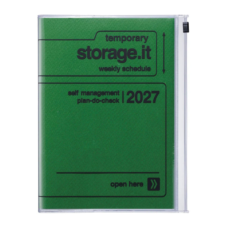 Mark's 2027 Diary A5 Storage.it - Green
