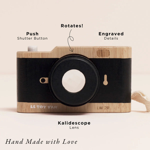 Wooden Retro Camera