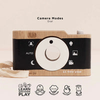 Wooden Retro Camera