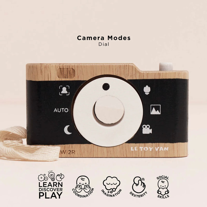 Wooden Retro Camera