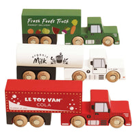 Wooden Toy Truck Set