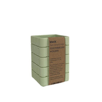 Tile Toothbrush Holder - Palm Green