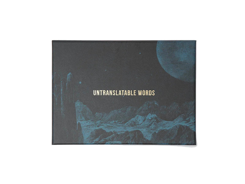 Untranslatable Words Cards