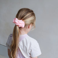 Giant Checked Scrunchie - Pink