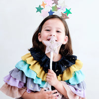 Mimi & Lula - Stars and Moon Velvet Wand - Pink