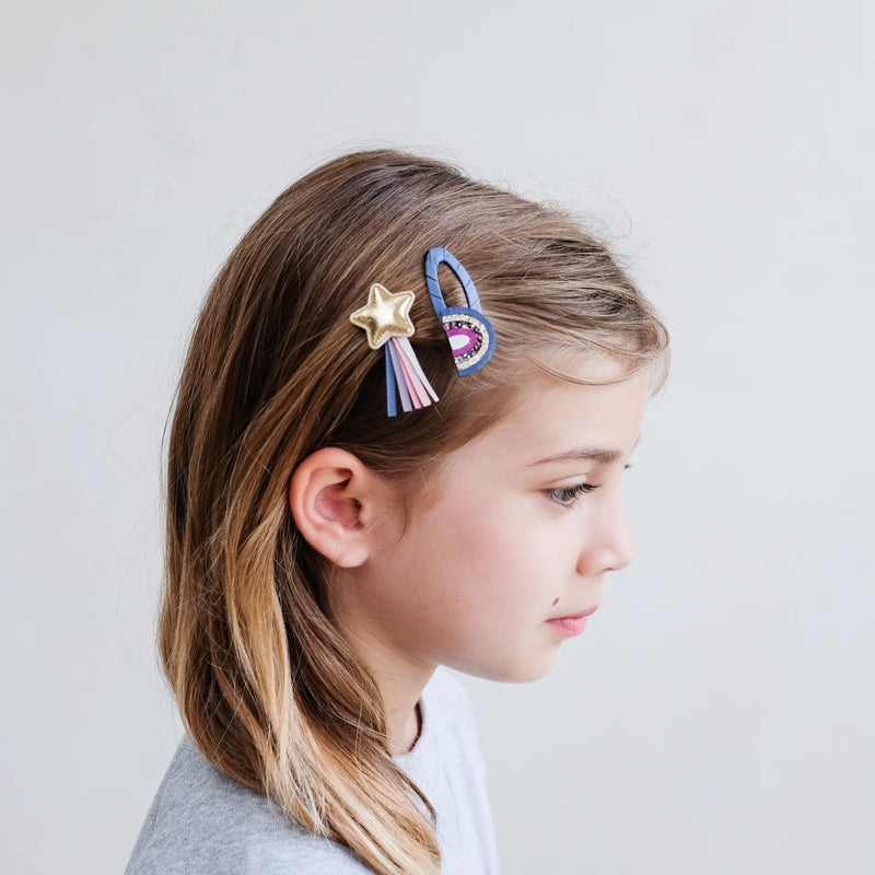Mimi & Lula - Ziggy Over the Rainbow Hair Clips