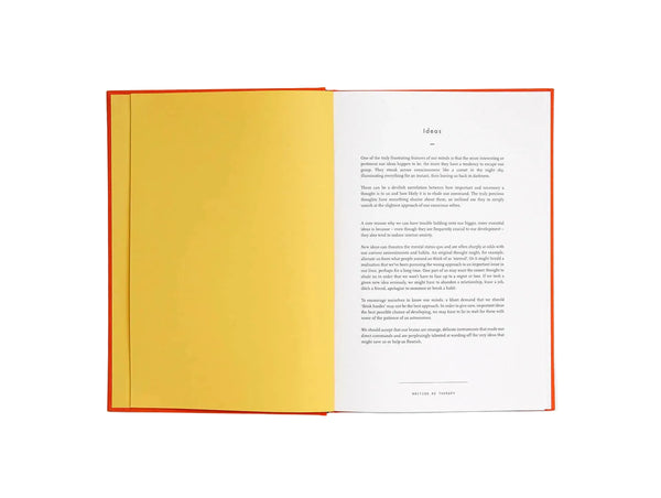 Writing as Therapy Notebook: Ideas