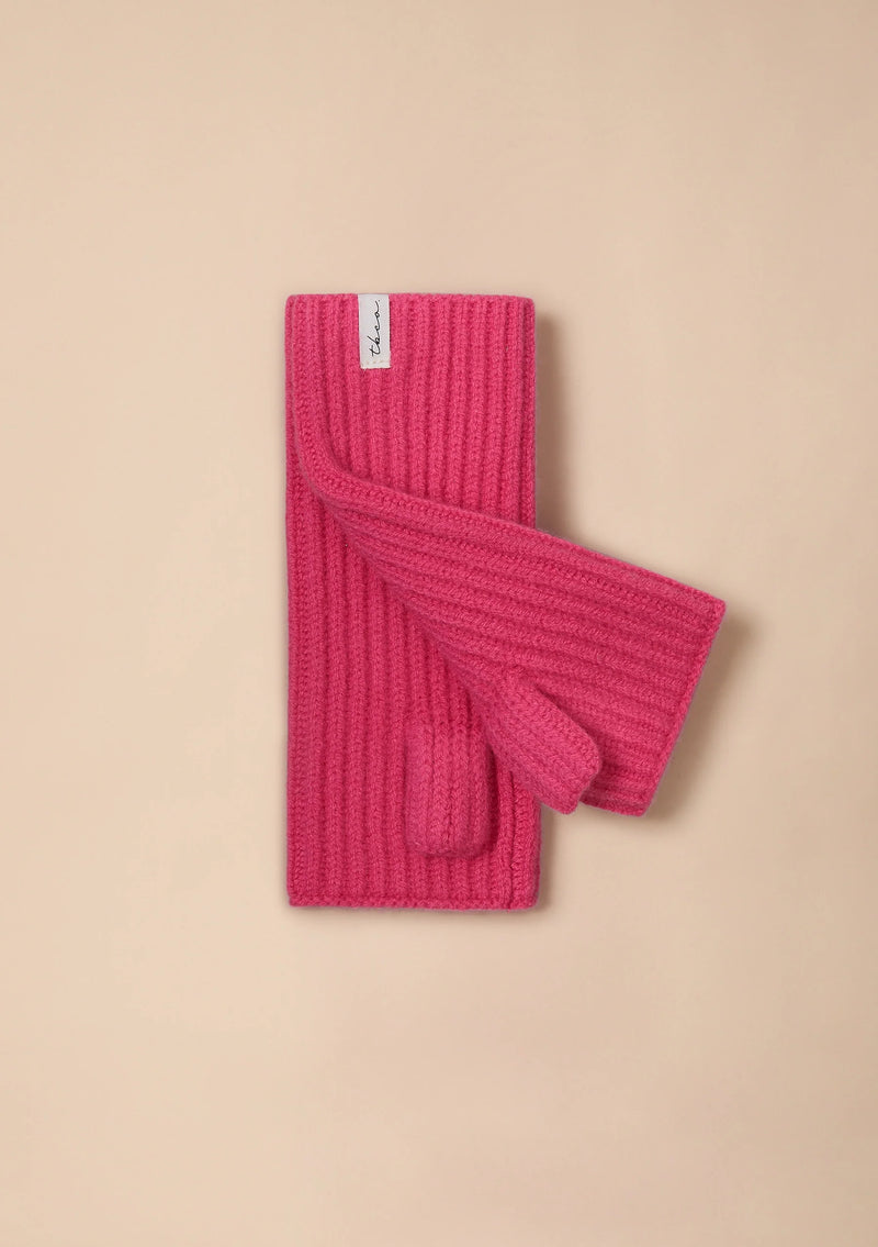 Merino Wool Wrist Warmers in Pink