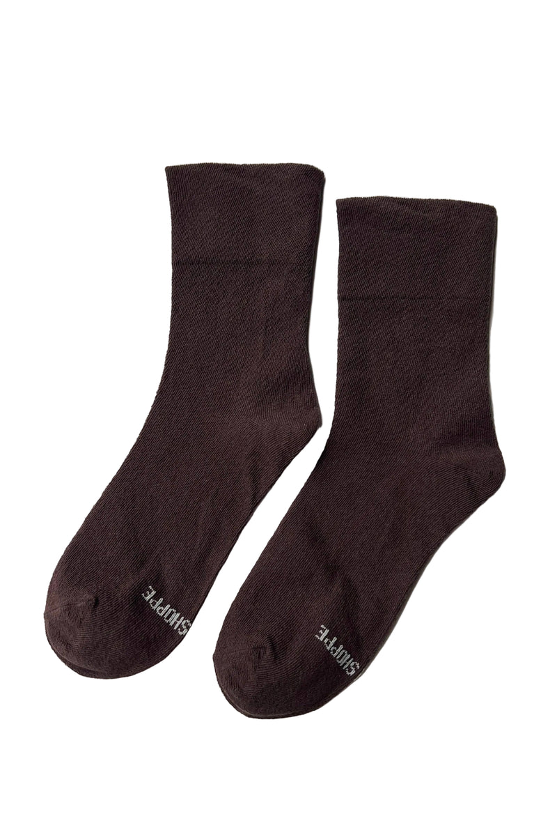 Breezy Sneaker Socks - Dark Cacao