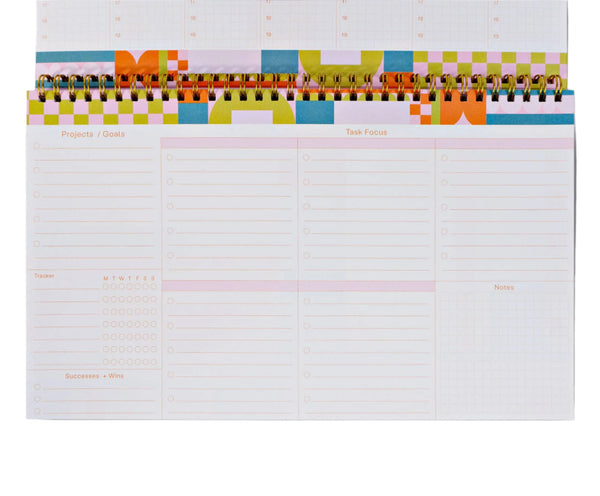 Ginger Weekly Organiser Book