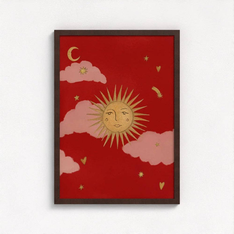 Queen of the Rodeo - Giclee Art Print - Le Soleil (Red): A3