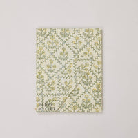 Block Printed Picture Frame (4x6) - Floral Lattice Buttercream