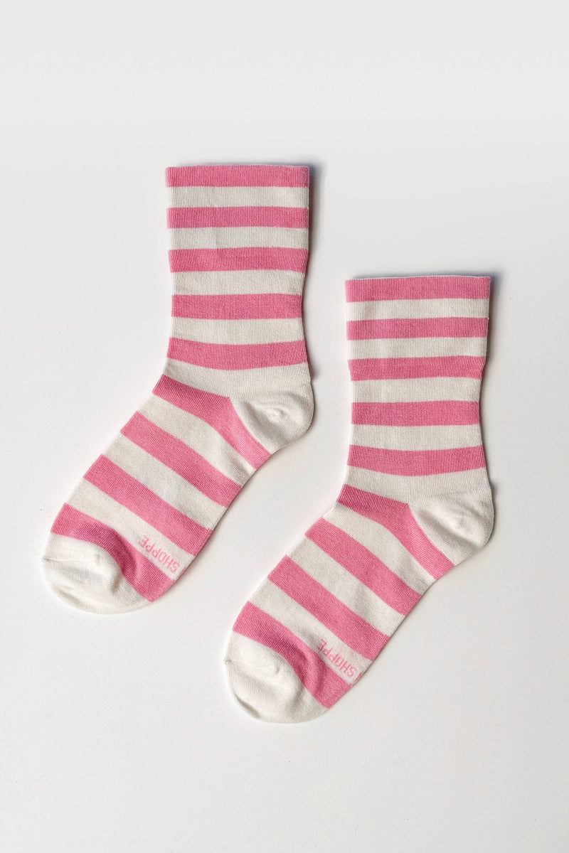 Wide Wally Socks - Wide / Rose Strope
