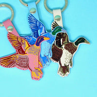 Holy Duck Key Fob - Pale Pink