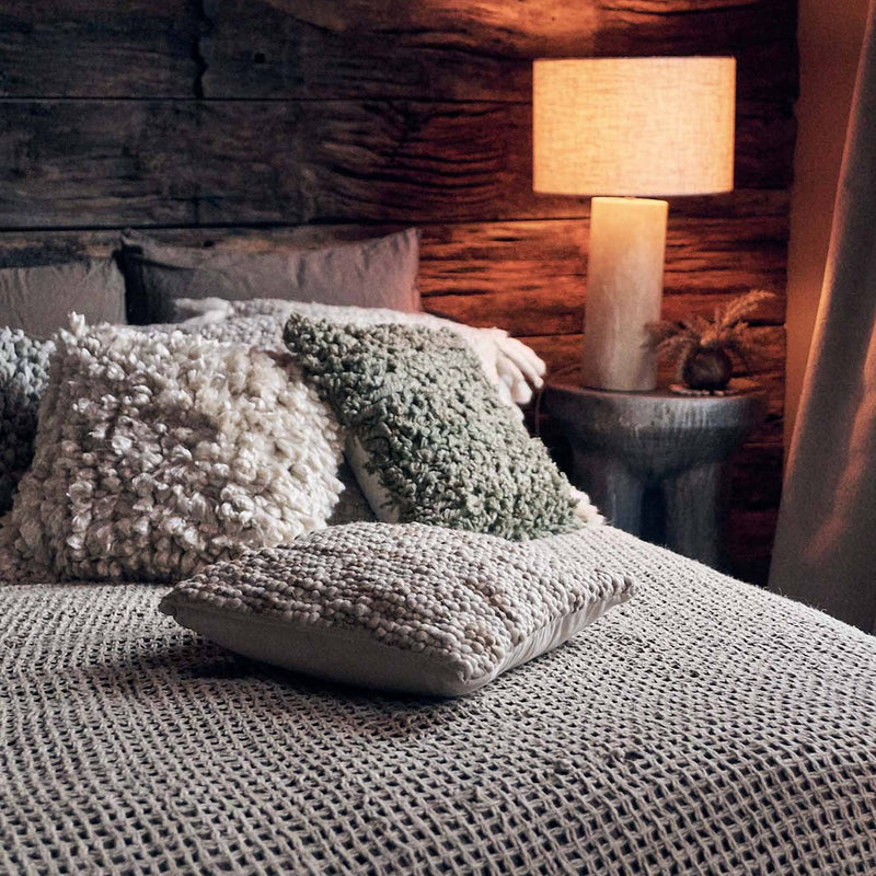 Lando Textured Shaggy Cushion