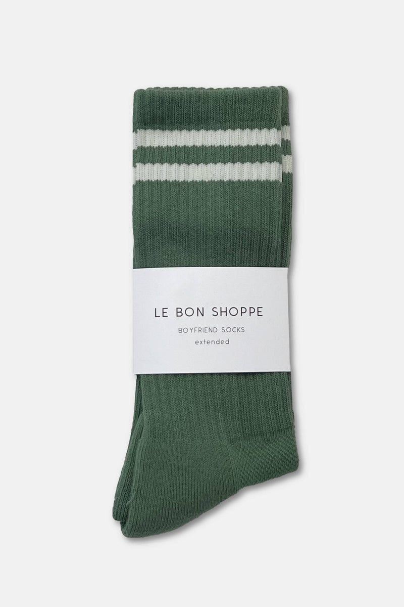 Extended Boyfriend Socks - Powder Blue