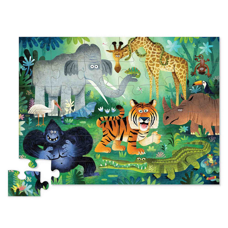 Crocodile Creek Wild Kingdom 36 Piece Jigsaw Floor Puzzle