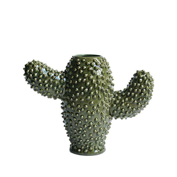 abigail ahern plant pots Abigail Ahern - Ceramic Cactus Vase - Green Cactus Pot for Plant Lovers