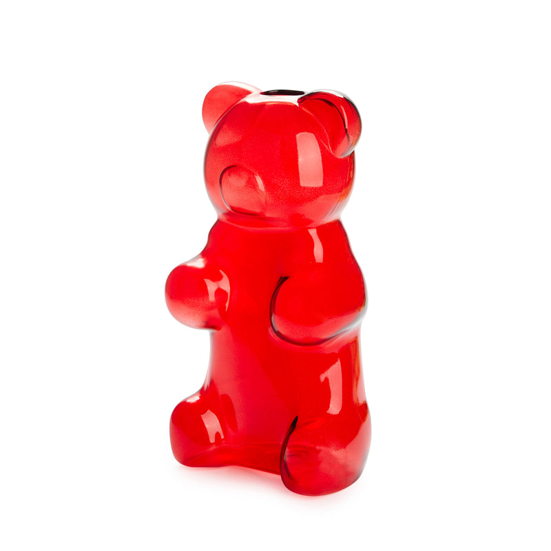 Balvi Yummy Bear Glass Vase Red Vase