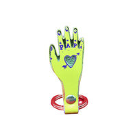 Papa Key Fob - Acid Green