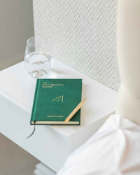 The Three Question Journal Green - Daily Guided Wellbeing