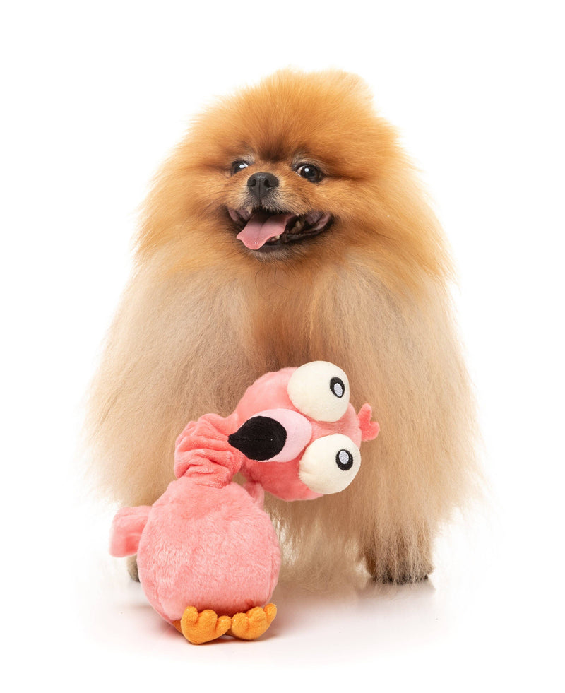 Neckole the Flamingo Dog Toy