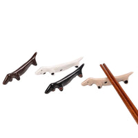 Dachshund Chopstick Rest - Black
