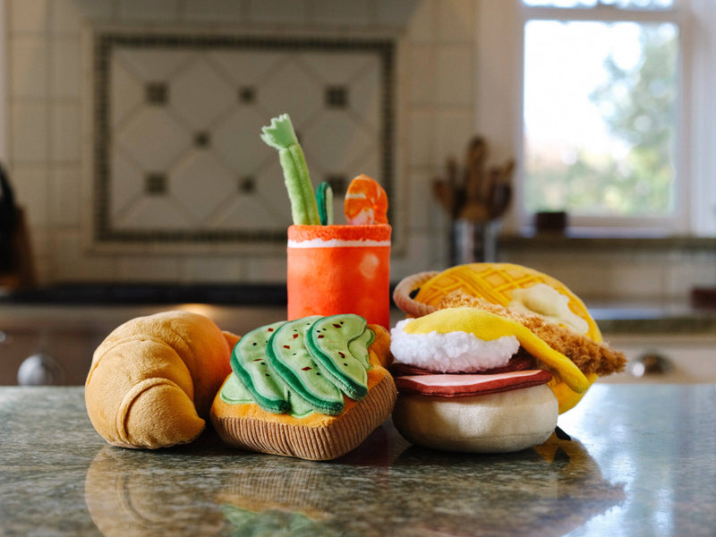 Barking Brunch Avo-Doggo Toast Dog Toy