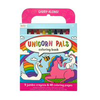 Ooly Carry-Along: Coloring Book Set - Unicorn Pals