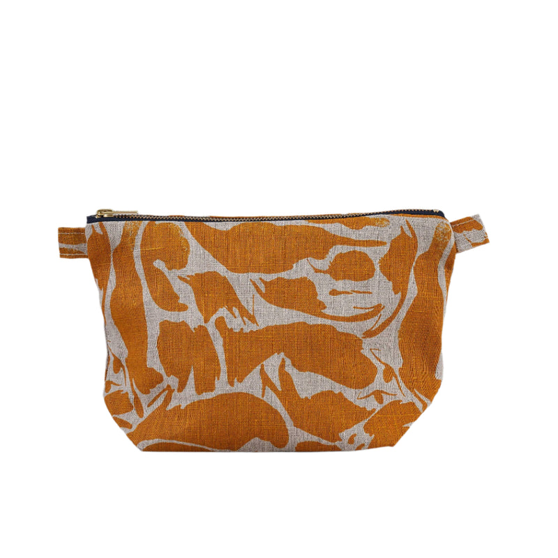 Toiletry Bag - Printed Yellow Creatures / Large