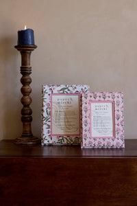 Block Printed Picture Frame (5x7) - Song Birds Blush