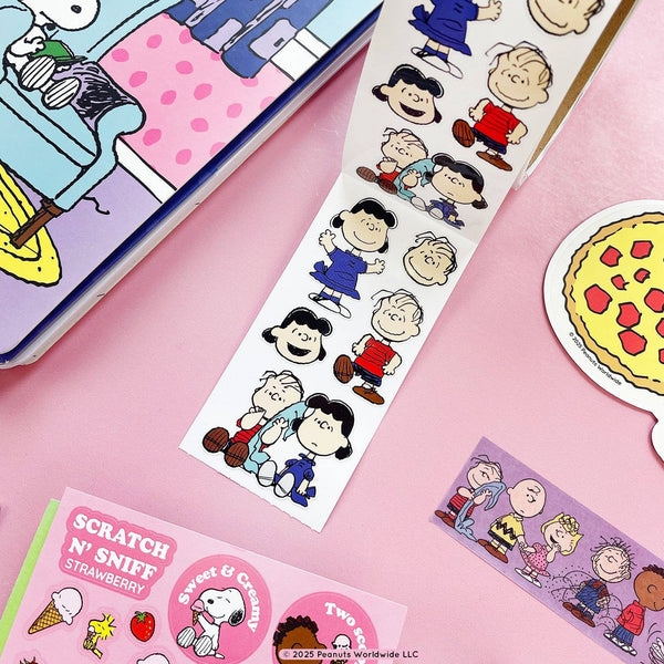 Lucy & Linus Stickers on the Roll - one sheet