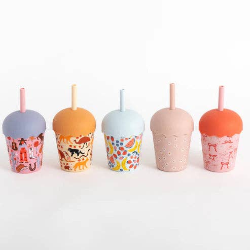 Bows Mini Smoothie Cup & Straw