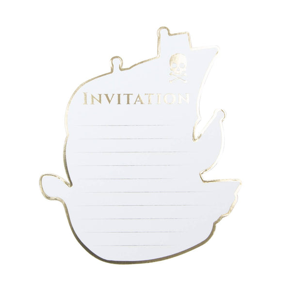 Pirate Invitations - Set Of 8