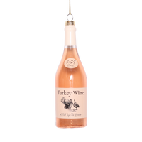 Turkey Wine Glass Decoration