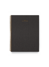 2026 Year Task Planner: Charcoal Gray / None