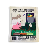 Nursery Times Crinkly Newspaper - Farm Animals
