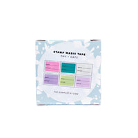 Day + Date Stamp Washi Tape