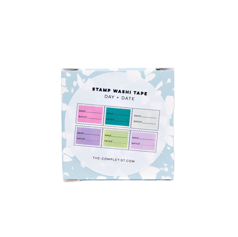 Day + Date Stamp Washi Tape