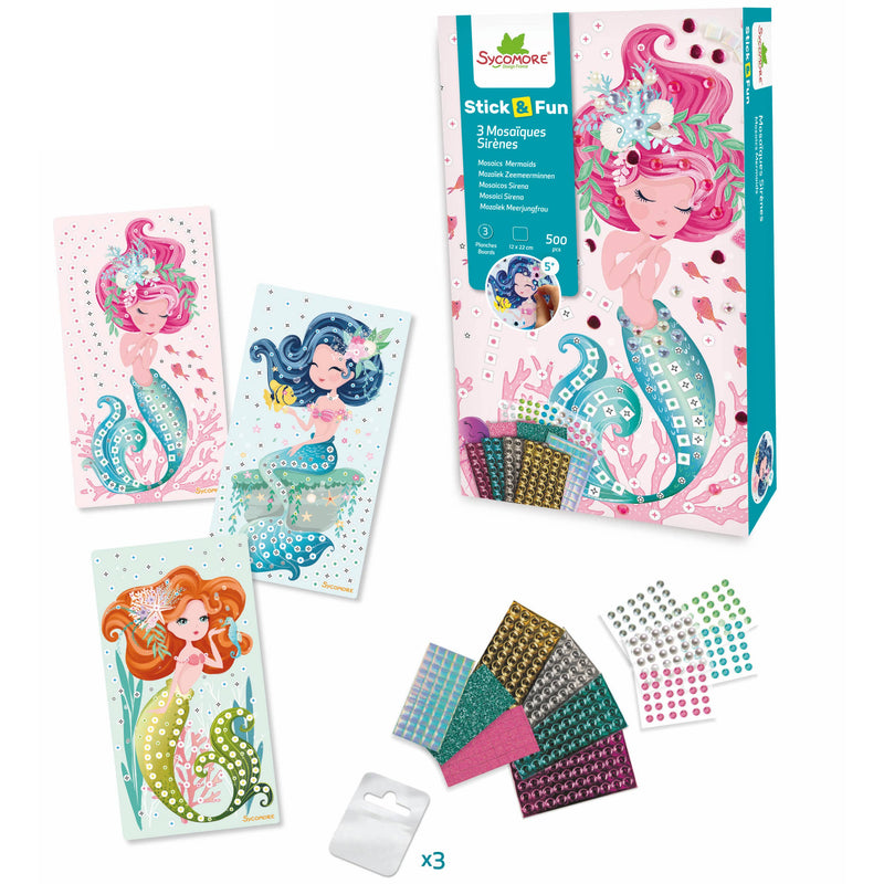 Stick 'n Fun Tiny Mosaic Mermaid Kit