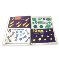 Jo & Nic's Crinkly Cloth Books - Nursery Times Crinkly Newspaper - Space Count